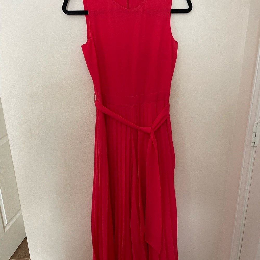 J. Crew Vibrant Red Maxi Jumpsuit